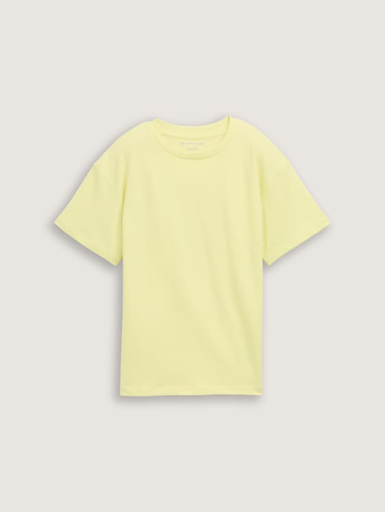 T-shirt oversize par Teen Boys, lemon grass yellow