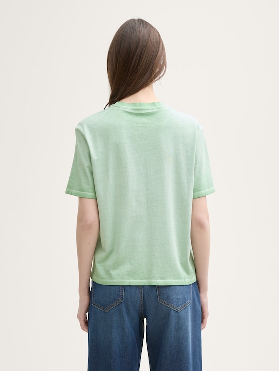 Boxy Fit T-Shirt von Denim Female, Fresh Mint Green