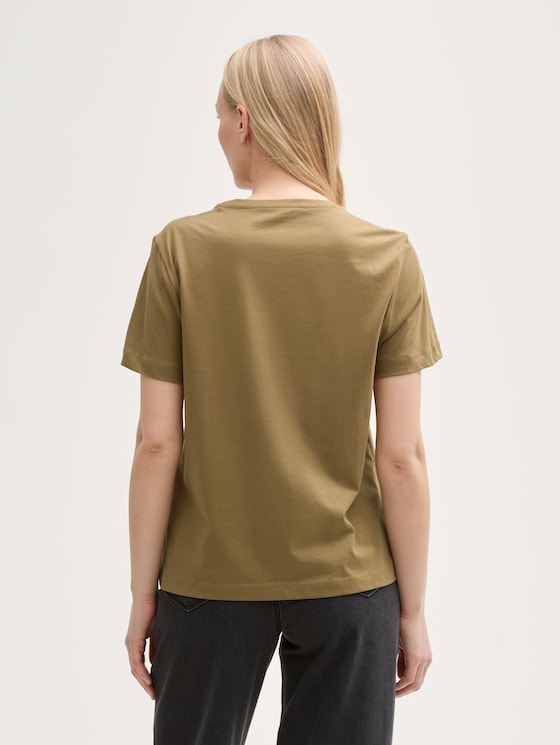 T-Shirt mit Print von Women, Nutria Olive
