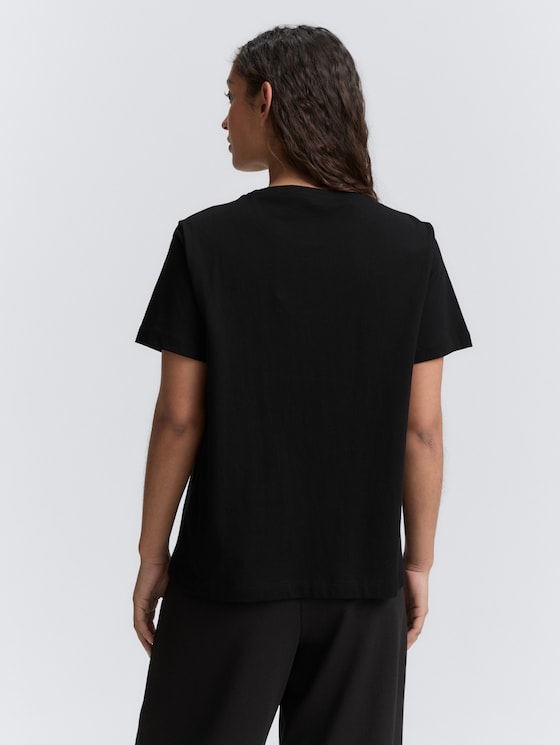 T-Shirt mit Print von Women, Black