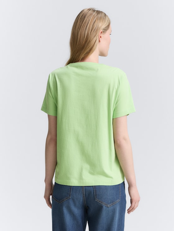 T-Shirt mit Print von Women, pistachio green