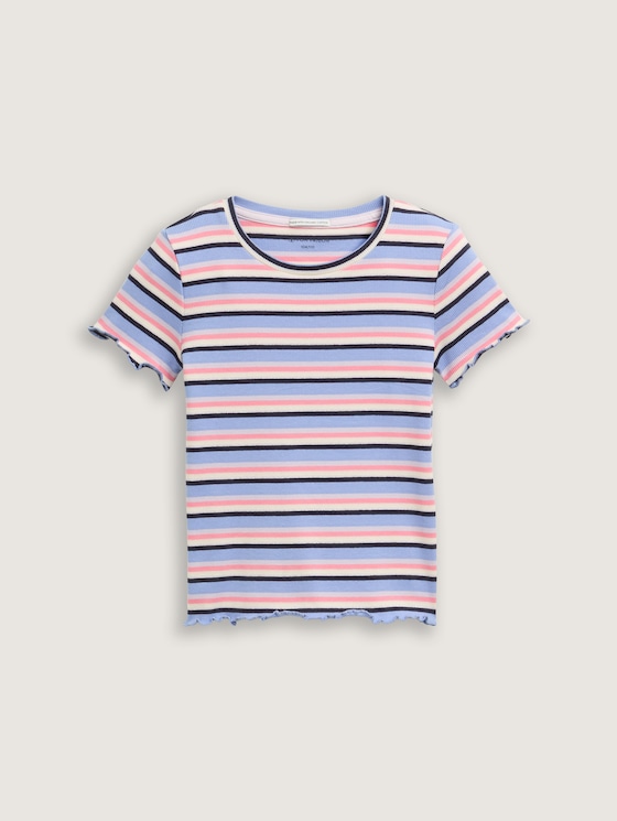 【美品】Bristol RIBBED EMBROIDERED TEE Shop Women's Embroidered Crest Tee In Biege | KOLAB