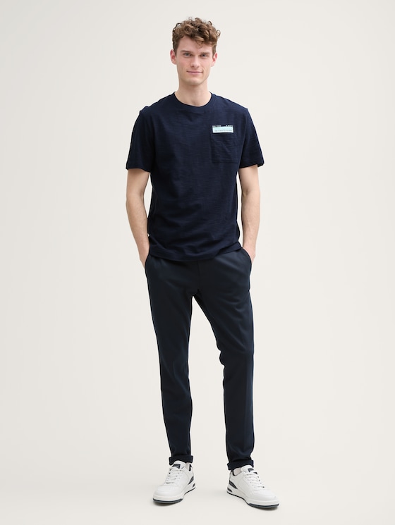 T-shirt with a chest pocket by Men, sky captain blue