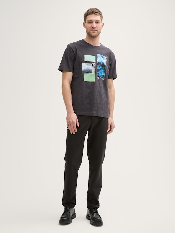 Tee shirt avec imprimé photo par Men, Tarmac Grey
