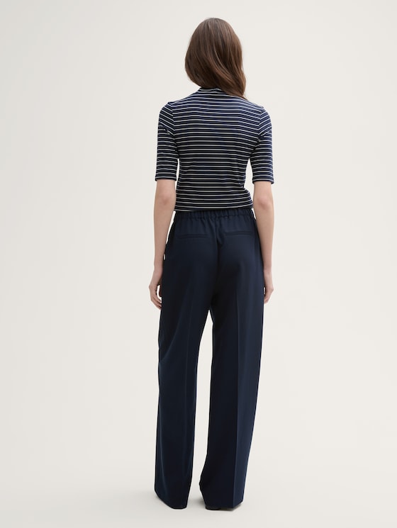 Wide leg trousers by Denim Female, sky captain blue