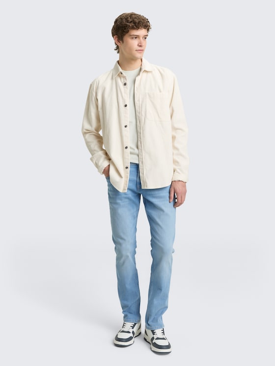 TOM TAILOR Denim Aedan Straight Jeans voor heren, 10228 - Overdyed Grey Denim, 28W x 30L TOM TAILOR Denim Aedan Straight Jeans voor heren, 10228 - Overdyed Grey Denim, 28W x 30L
