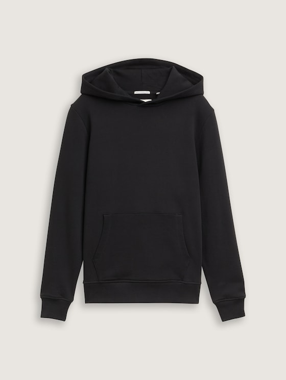Hoodie Sweatshirt mit Rückenprint von Teen Boys, heavy black