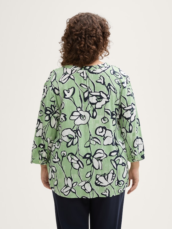 Plus Size - Bluse mit Muster von Women Plus Size, fresh spring floral design