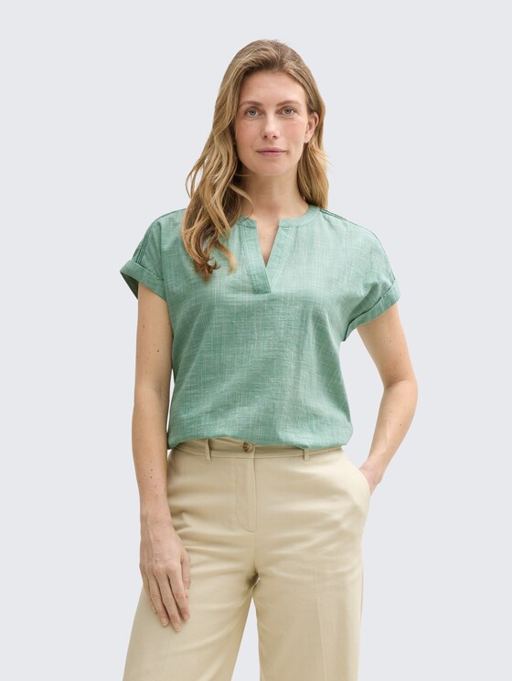 Chemisier Loose Fit par Women, Faded Green