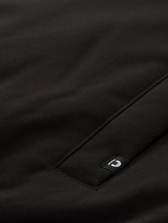Jacket with a stand-up collar in black by Tom Tailor
