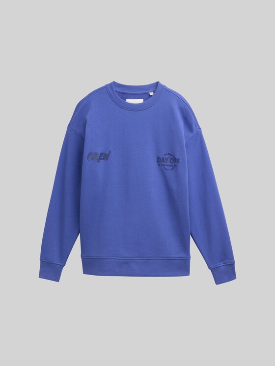Sweat à Capuche Surdimensionné TOM TAILOR Pour Enfant - Imprimé Dans Le Dos - Coupe Ample, 70% Coton Bio - 4
