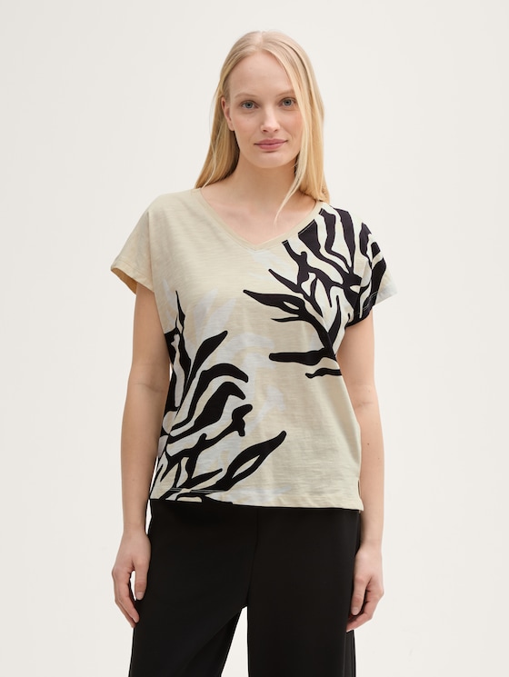 T-Shirt mit Print von Women, champagne