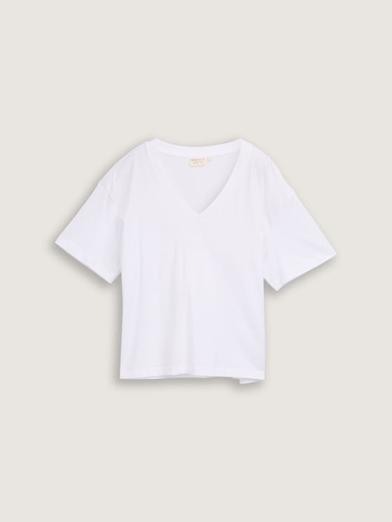 Silk & Cashmere Short Sleeve T-shirt | Jean and Temple