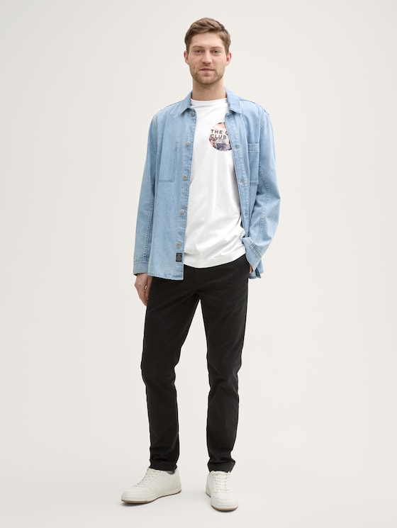 Tee shirt avec imprimé photo par Men, White