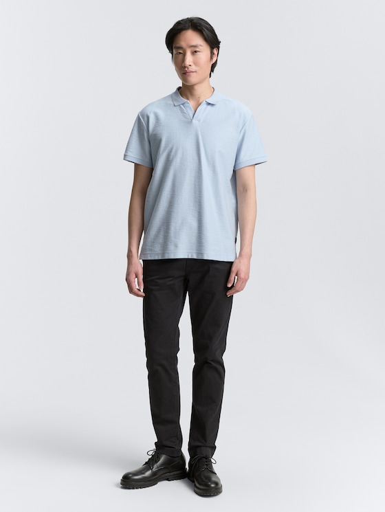 Polo en jersey par Men, light powder blue