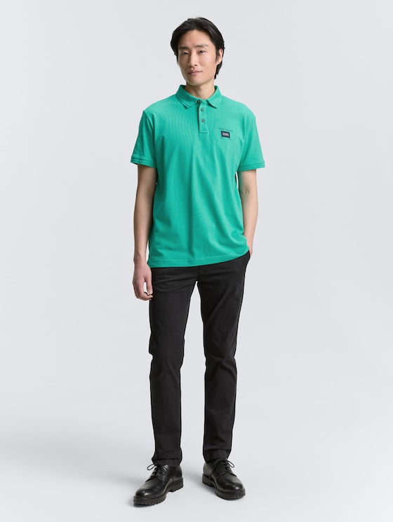 Polo piqué avec stretch par Men, Peacock Green