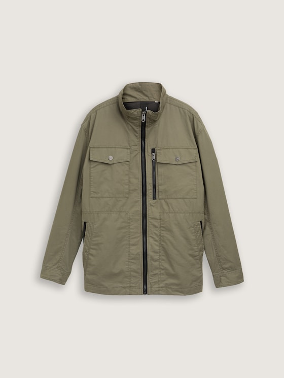 Plus Size - Cotton field jacket by Tom Tailor