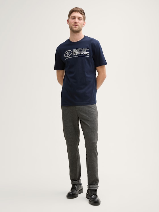 T-shirts with print in a 2-pack by Men, White