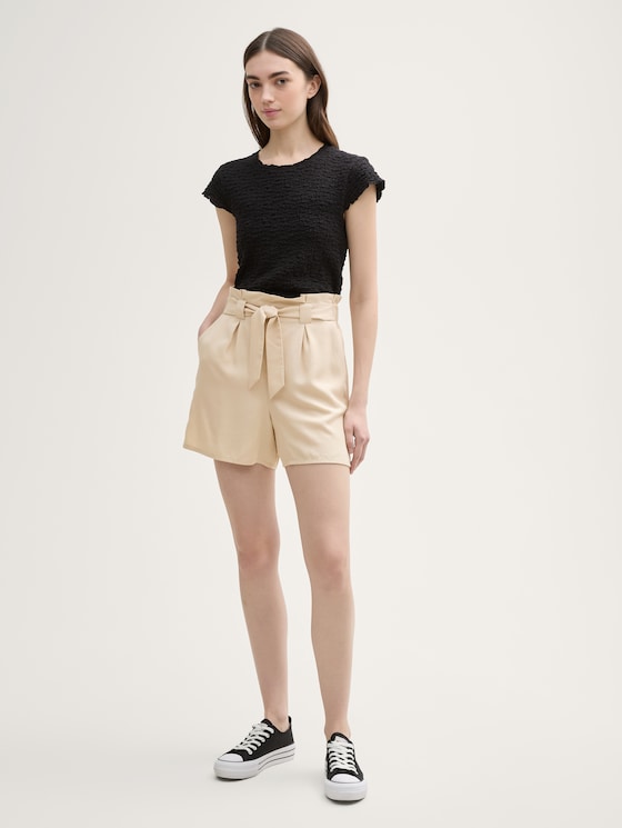 Paperbag Relaxed Shorts von Denim Female, Light Breeze