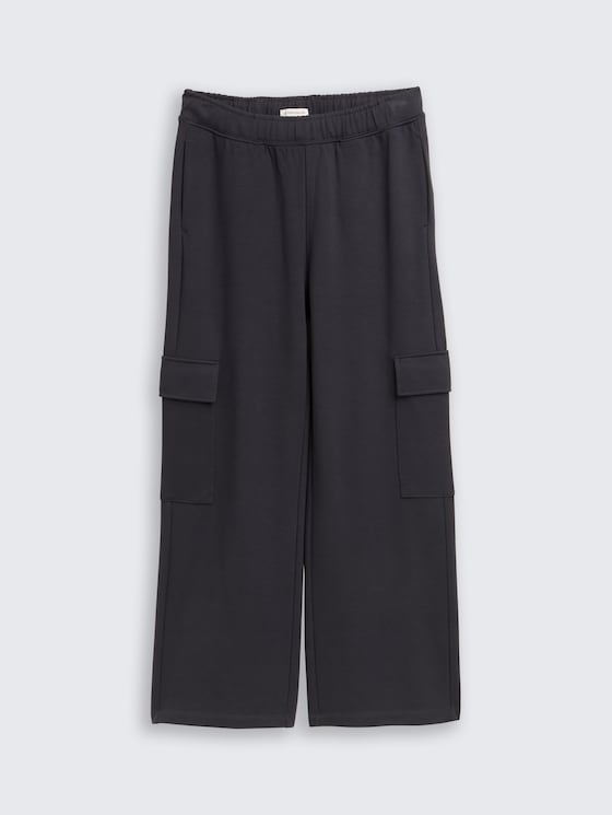 Cargo jogging trousers by Teen Girls, coal grey