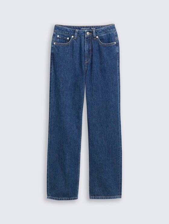 Straight Jeans von Teen Girls, Blue Denim