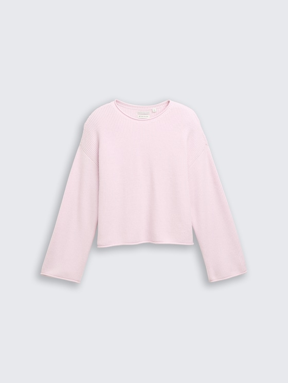 Cropped Strickpullover von Teen Girls, breeze rose