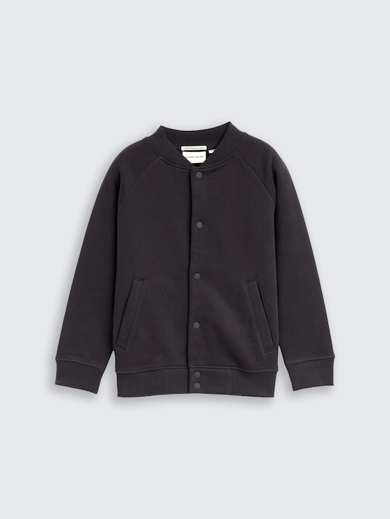 College joggingjack door Mini Boys, coal grey