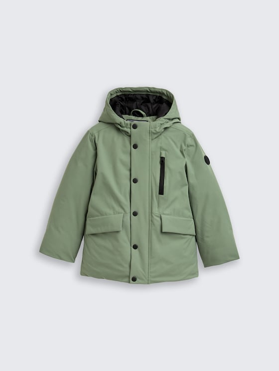 Arctic parka met capuchon door Mini Boys, Sea Spray
