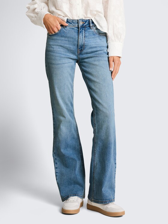 TTSTELLA BOOTCUT Jeans mit Stretch von Women, Used Light Stone Blue Denim