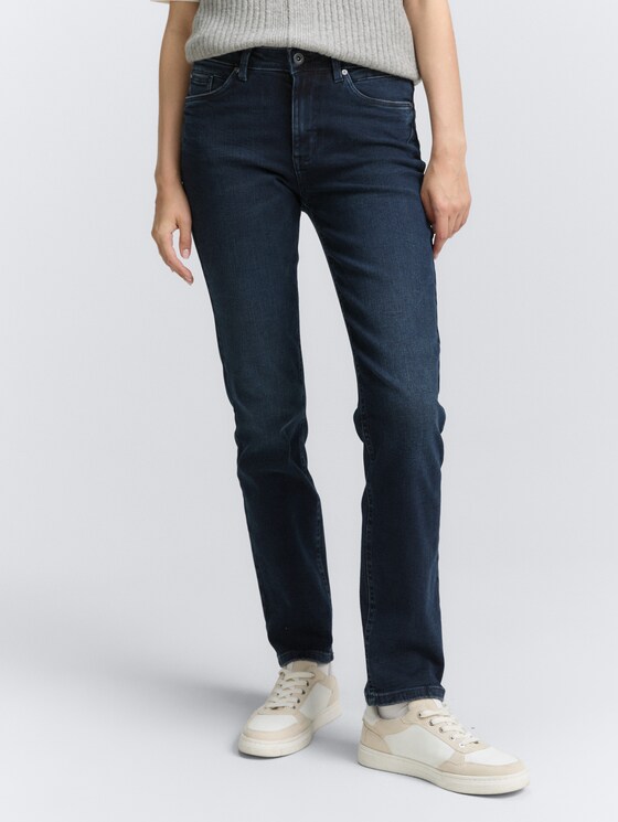 TTELVA STRAIGHT High Waist Jeans von Women, blue black denim