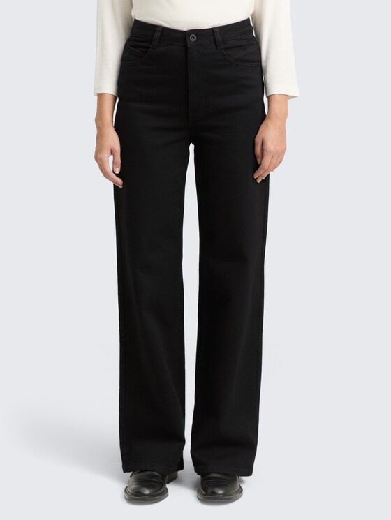 TTMADINA WIDE jeans door Women, black denim