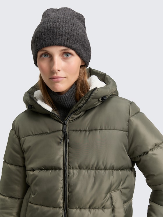 Bonnet Cosy Beanie par Denim Female, Shale Grey Melange