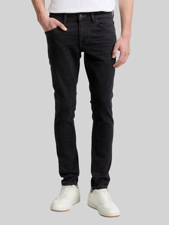 TTTROY SLIM jeans with stretch in black by Tom Tailor