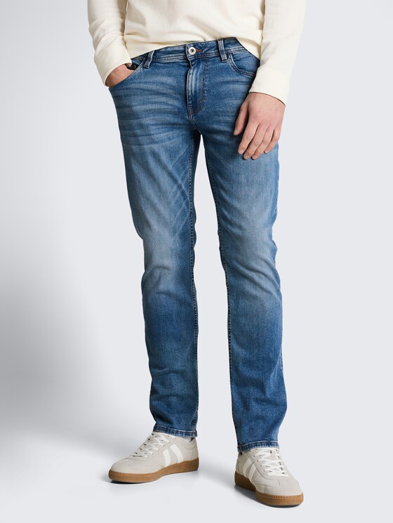 TTMARVIN STRAIGHT Jeans mit Superstretch von Men, mid stone bright blue denim