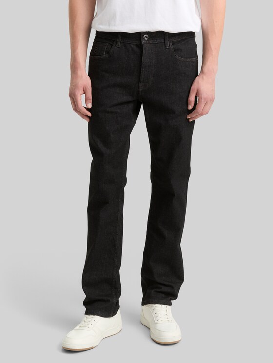 TTMARVIN STRAIGHT jeans with super-stretch in black by Tom Tailor