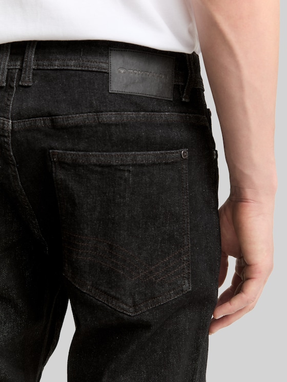 TTMARVIN STRAIGHT jeans with super-stretch in black by Tom Tailor