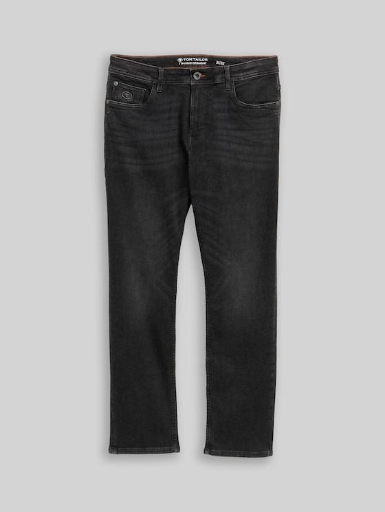 TTMARVIN STRAIGHT jeans with super-stretch in black by Tom Tailor
