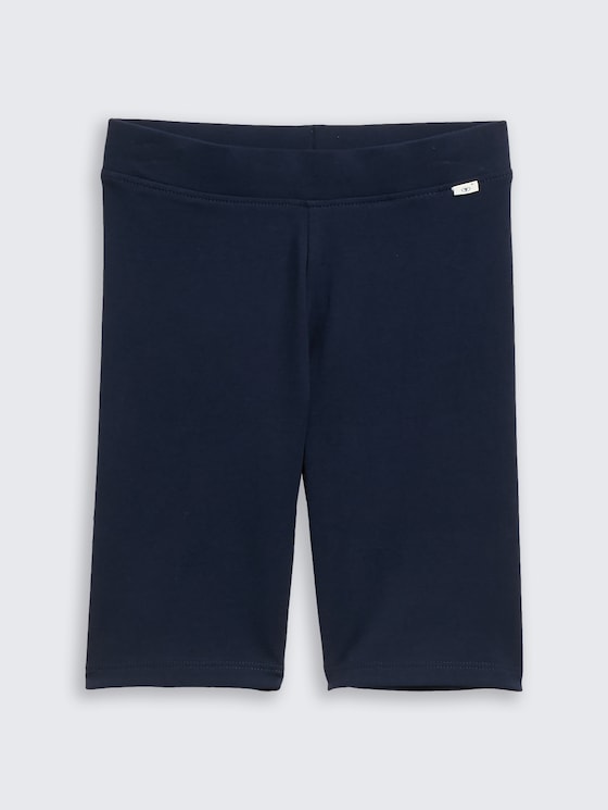 Short cycliste basique par Mini Girls, sky captain blue
