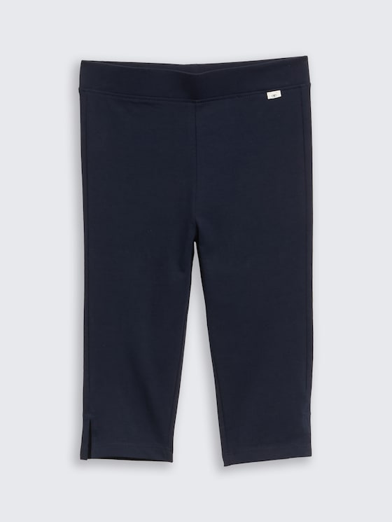 Basic Capri Leggings par Mini Girls, sky captain blue