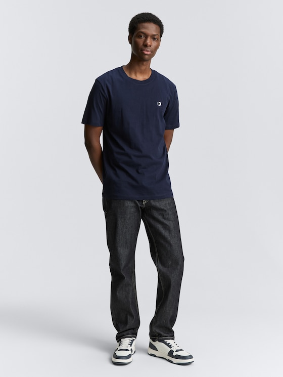 T-shirts en pack de 3 par Denim Male, White