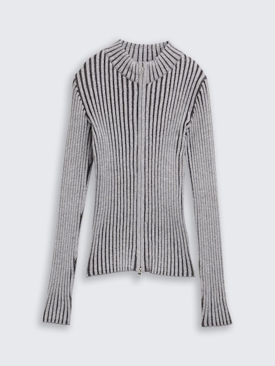 Vest met ritssluiting door Teen Girls, coal grey