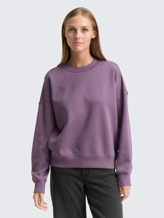 Loose Fit Sweatshirt von Denim Female, Lavender Herb