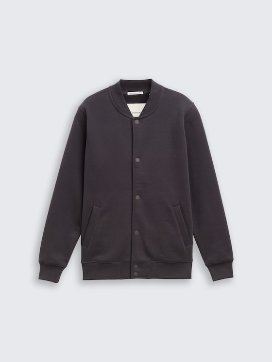 College sweat jacket by Teen Boys, coal grey