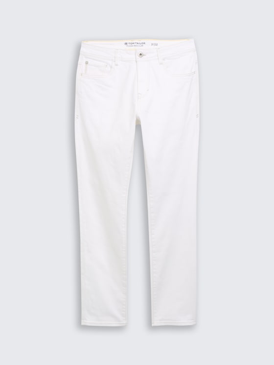 TTJOSH REGULAR SLIM jeans door Men, White Denim