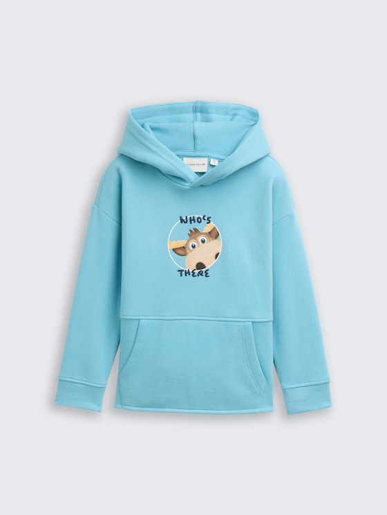 Oversize Hoodie Sweatshirt von Mini Boys, elixir blue