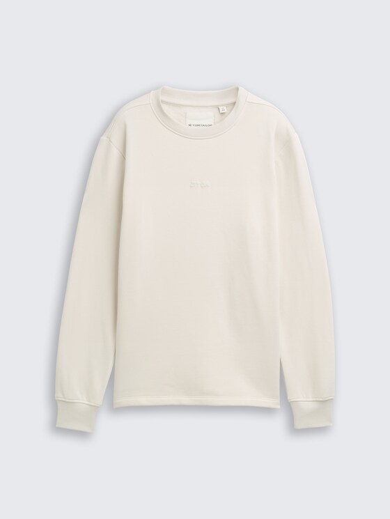 Sweat-shirt avec imprimé par Teen Boys, greyish white