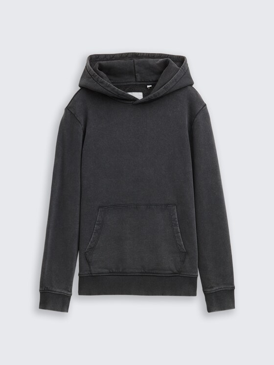 Hoodie sweatshirt by Teen Boys, heavy black