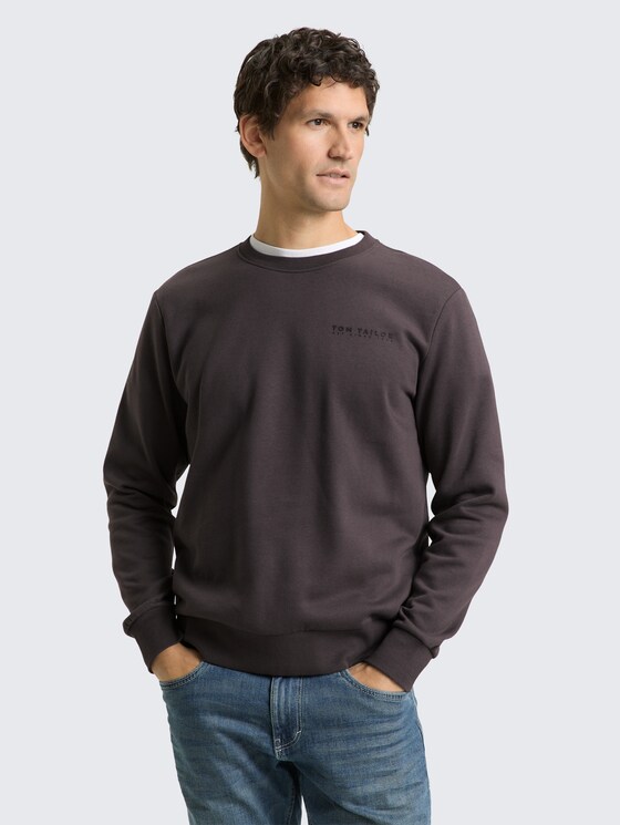 Sweatshirt mit Rundhalsausschnitt von Men, Tarmac Grey