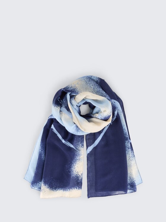 Halstuch mit Muster von Women, blue blurry argyle scarf