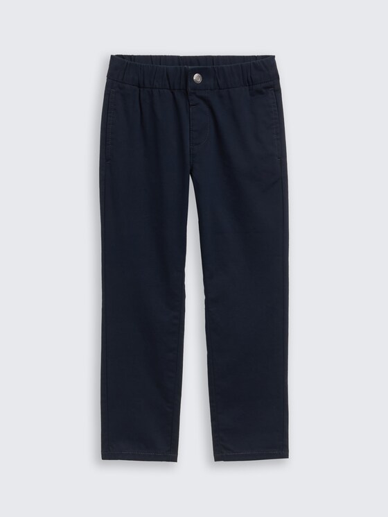 Slim Chino Hose mit Stretch von Mini Boys, sky captain blue